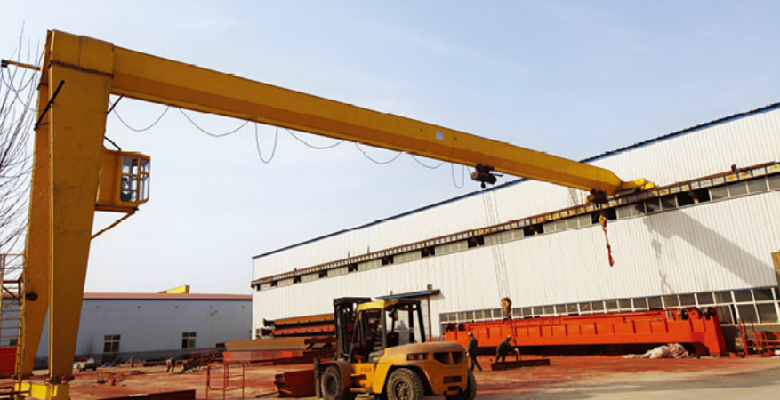 MHB型電動葫蘆半門式起重機